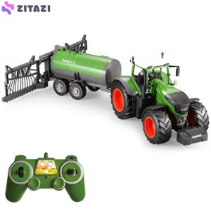ماشین بازی کنترلی دبل ای مدل Tractor with sprinkler barrel E355-003