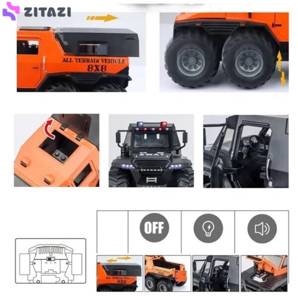 ماشین بازی مدل هیولای آفرود 8x8