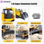 ماشین بازی کنترلی هوینا مدل RC BULLDOZER کد 1554