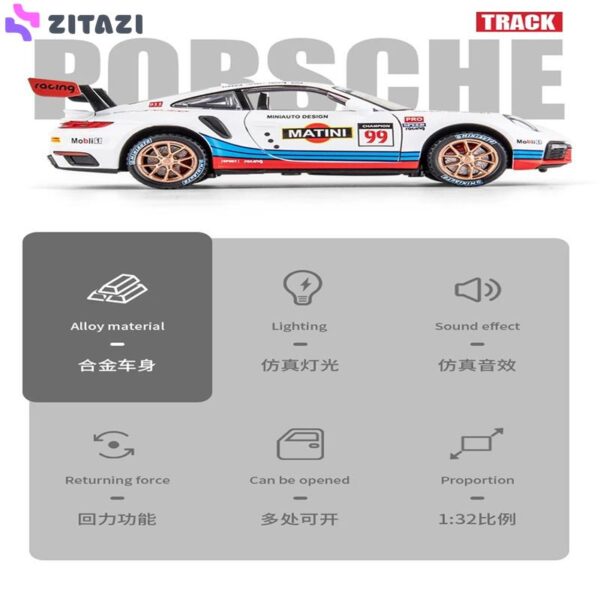 ماکت ماشین مدل Porsche 911 GT3R