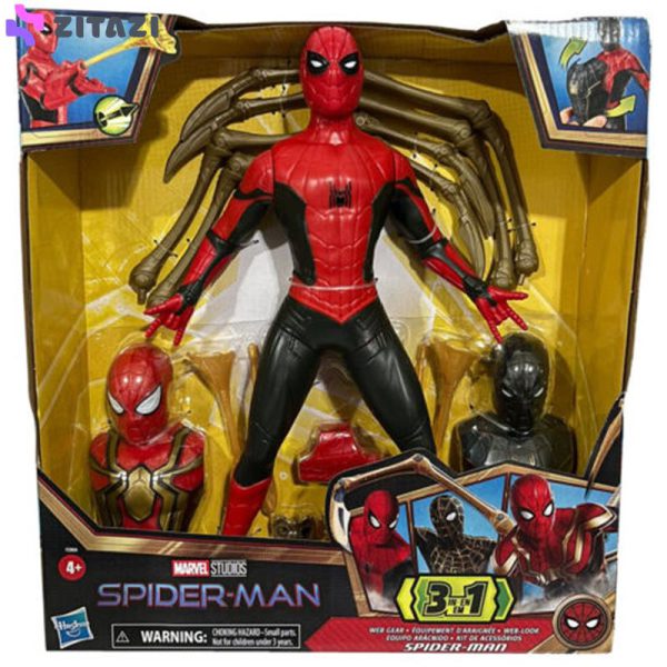 اکشن فیگور هاسبرو مدل Spider-Man No Way Home 3 In 1
