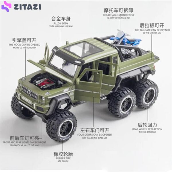ماکت ماشین مدل mercedes benz 6x6