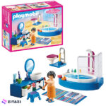 بازی آموزشی پلی موبیل مدل Bathroom With Tub Set کد 70211