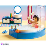 بازی آموزشی پلی موبیل مدل Bathroom With Tub Set کد 70211