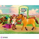 بازی آموزشی پلی موبیل مدل Lucky & Spirit With Horse Stall کد 9478
