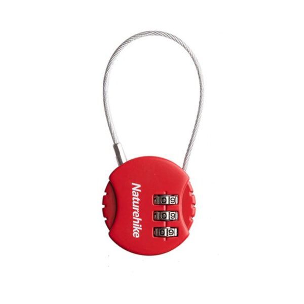 قفل رمزدار نیچرهایک مدل Three Digit Round Steel Wire Password Lock-1 قفل رمزدار نیچرهایک مدل Three Digit Round Steel Wire Password Lock
