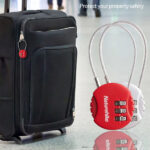 قفل رمزدار نیچرهایک مدل Three Digit Round Steel Wire Password Lock