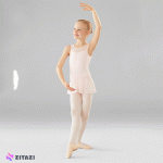 لباس باله دخترانه مدل STAREVER Kids Pink Tulle Ballet Skirt