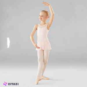 لباس باله دخترانه مدل STAREVER Kids Pink Tulle Ballet Skirt