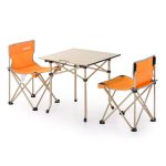 میز و صندلی کمپینگ نیچرهایک مدل Aluminum Alloy Three Sets