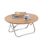 میز گلمپینگ نیچرهایک مدل Foldable Bamboo Round Table