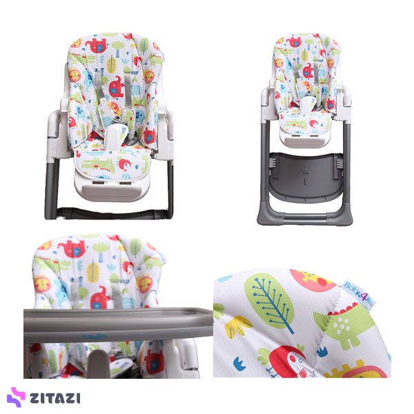 صندلی غذا طرح حیوانات بیبی فورلایف Baby4life