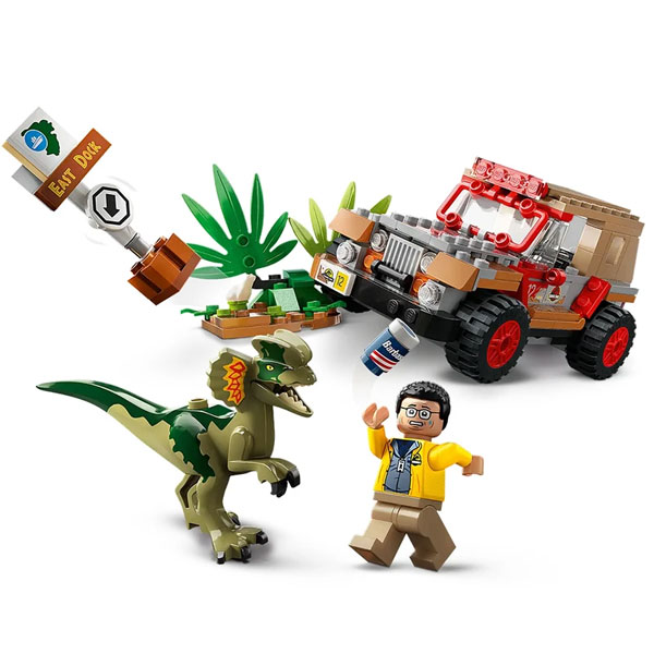 لگو سری ژوراسیک مدل Dilophosaurus Ambush کد 76958