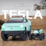 ماکت ماشین تسلا مدل سایبرتراک Cybertruck مجموعه دو عددی