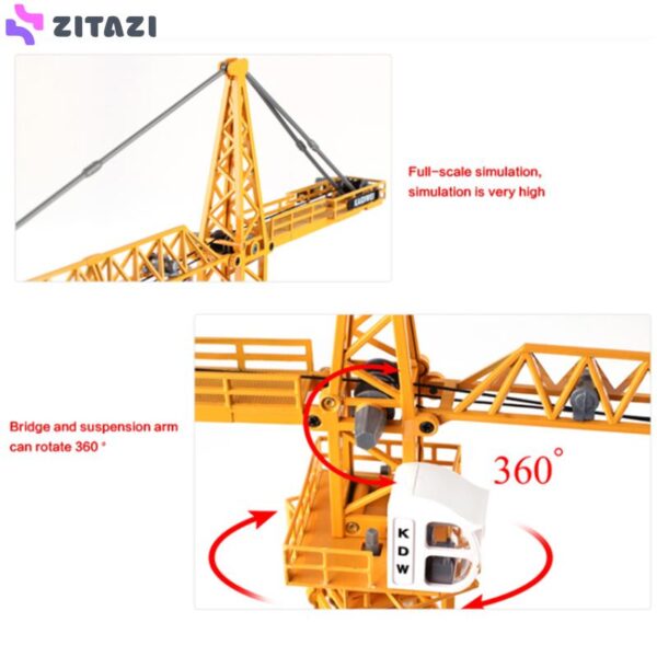 اسباب بازی کا دی دبلیو مدل Tower Slewing Crane 1/50