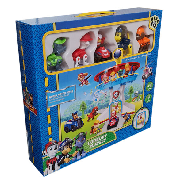 کیت ماشین بازی مدل برج مراقبت سگ های نگهبان طرح Paw Patrol