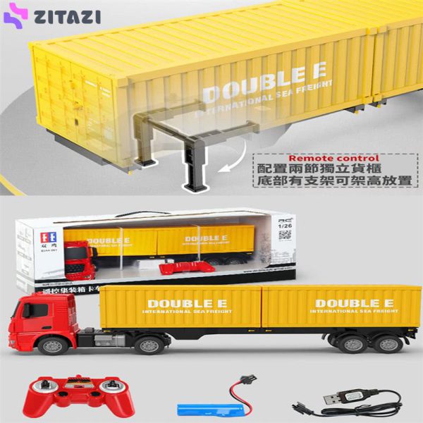 ماشین بازی کنترلی دبل ای مدل Container Truck E664-003