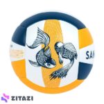 Plaj Voleybolu Topu - 5 Numara - Turuncu / Balık Deseni - BV100 Classic