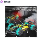 ماشین بازی کنترلی مدل F1 طرح دود