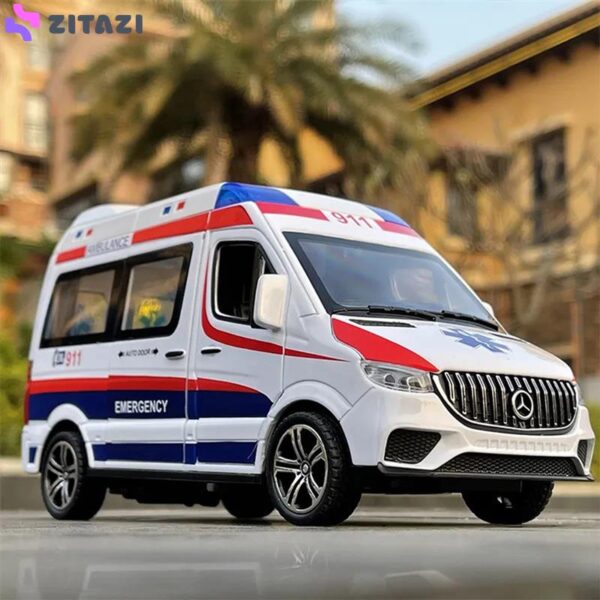 ماشین بازی مدل 911 Ambulance benz