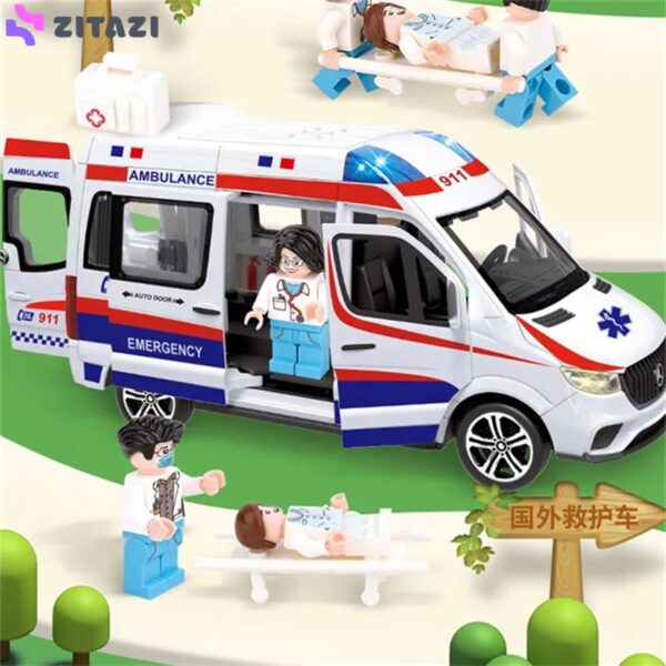 ماشین بازی مدل 911 Ambulance benz