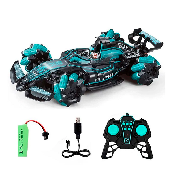 ماشین بازی کنترلی دودزا مدل Light Spray Racing Car