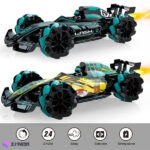 ماشین بازی کنترلی مدل دودزا مدل Light Spray Racing Car