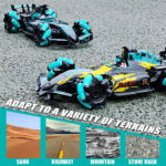 ماشین بازی کنترلی مدل دودزا مدل Light Spray Racing Car