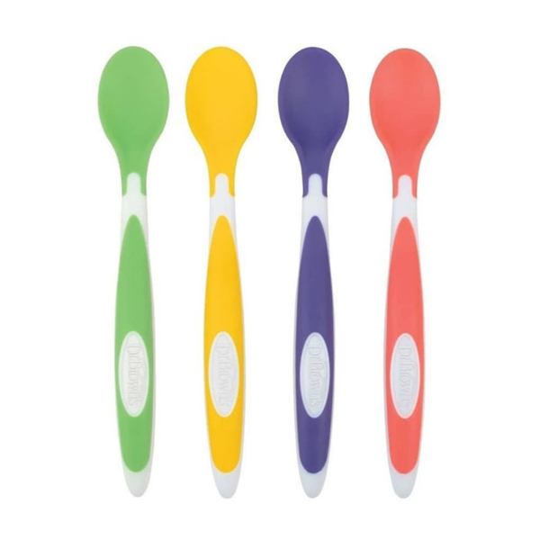ست قاشق دکتر براونز مدل Soft Tip مجموعه 4 عددی