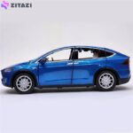 ماشین بازی مدل فلزی عقبکش تسلا bev