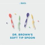 ست قاشق دکتر براونز Dr browns مدل soft tip مجموعه 4 عددی