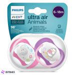 پستانک اونت مدل ultra air SCF080/08 بسته دو عددی