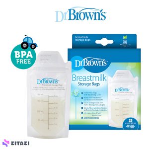 کیسه ذخیره سازی شیر مادر دکتر براونز Dr browns بسته 25 عددی