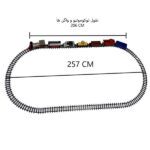 قطار کنترلی مدل راه آهن شهری طرح EXPRESS