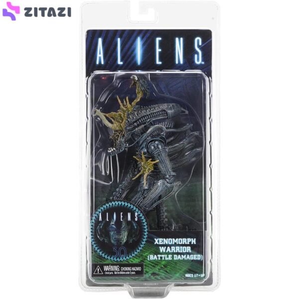 اکشن فیگور نکا مدل آلین طرح Xenomorph warrior face battle damage