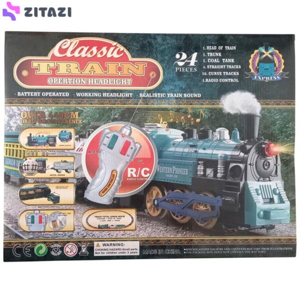 قطار بازی کنترلی مدل classic train کد 24