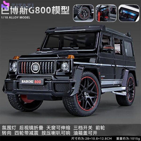 ماکت ماشین مدل مرسدس بنز جی کلاس Mercedes-Benz G-class brabos 800