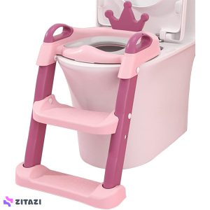 رابط توالت فرنگی پله دار کودک طرح تاج