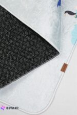 Dünya Haritası 120x160 Cm Oyun Matı Bebek Ve Çocuk Halısı Mavi