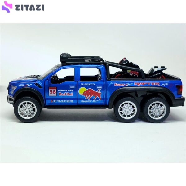 ماشین بازی چه ژی مدل فورد طرح RAPTOR به همراه موتور مجموعه 2 عددی
