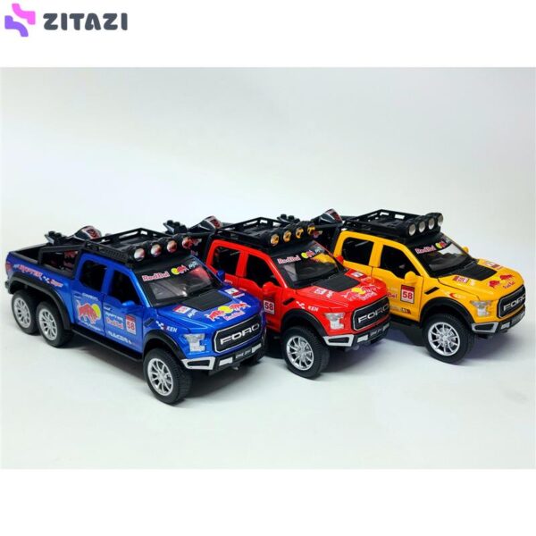 ماشین بازی چه ژی مدل فورد طرح RAPTOR به همراه موتور مجموعه 2 عددی