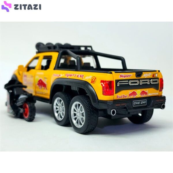 ماشین بازی چه ژی مدل فورد طرح RAPTOR به همراه موتور مجموعه 2 عددی