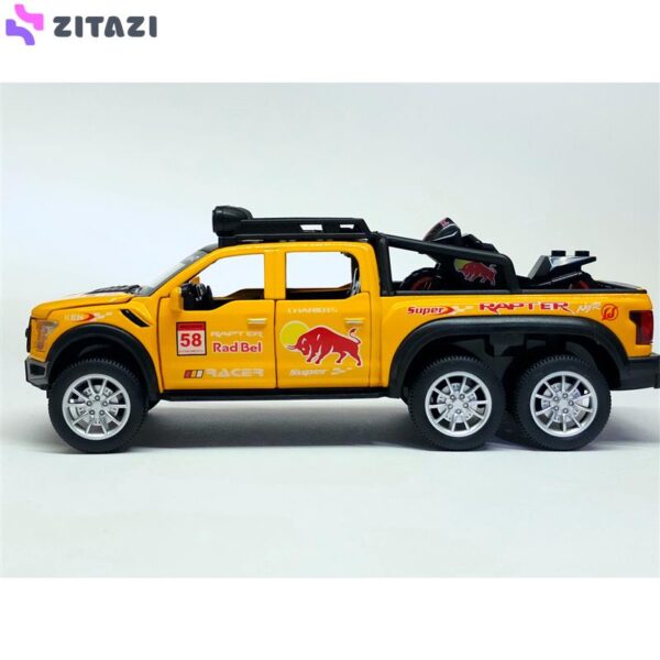 ماشین بازی چه ژی مدل فورد طرح RAPTOR به همراه موتور مجموعه 2 عددی