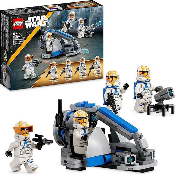 لگو سری استاروارز مدل 332nd Ahsoka's Clone Trooper Battle Pack کد 75359