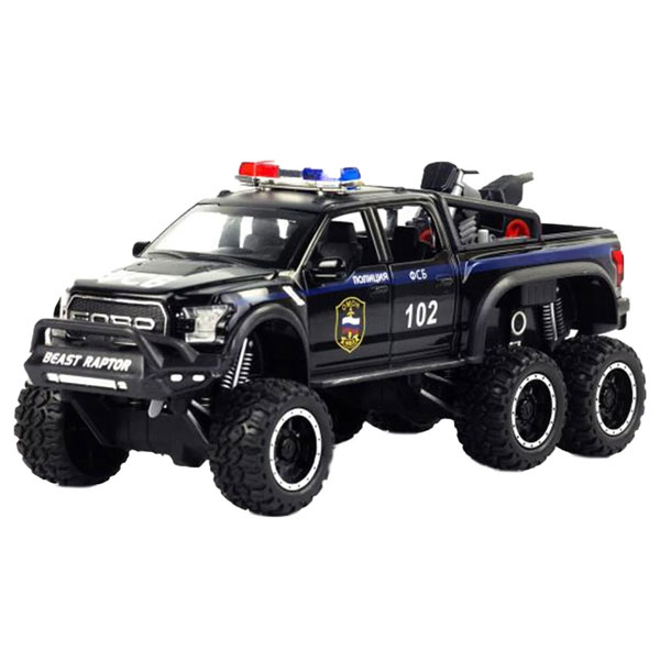ماشین بازی چه ژی مدل Police Ford Raptor