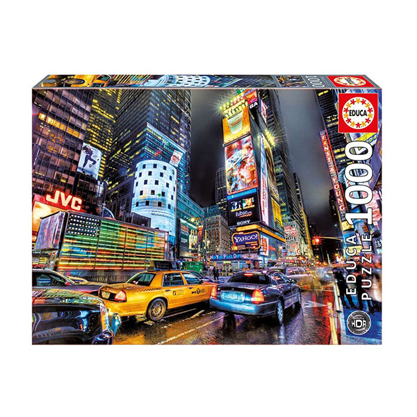 پازل 1000 تکه ادوکا مدل Times Square Nueva York