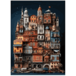 پازل 1000 تکه آناتولین طرح Balat کد 1157 - Image 2