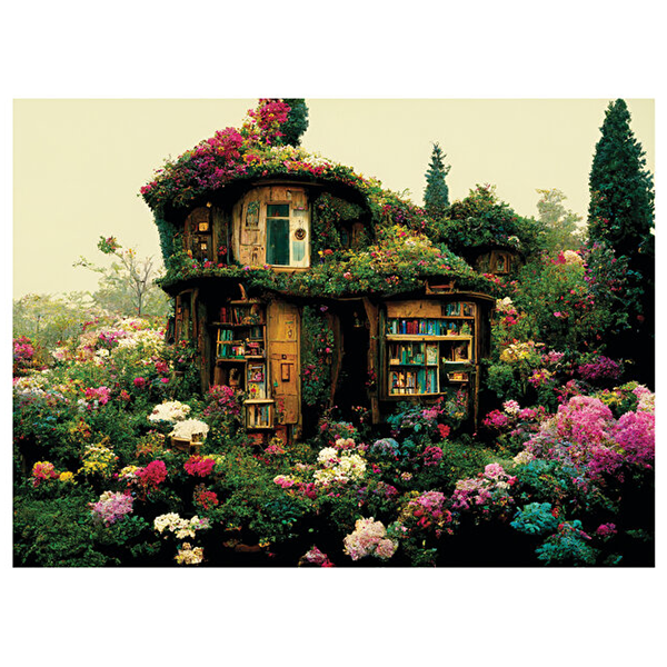 پازل 1000 تکه آناتولین طرح Flower Library کد 1152