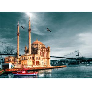 پازل 1000 تکه آناتولین طرح Ortaköy Mosque Nostalgia کد 3171 Anatolian