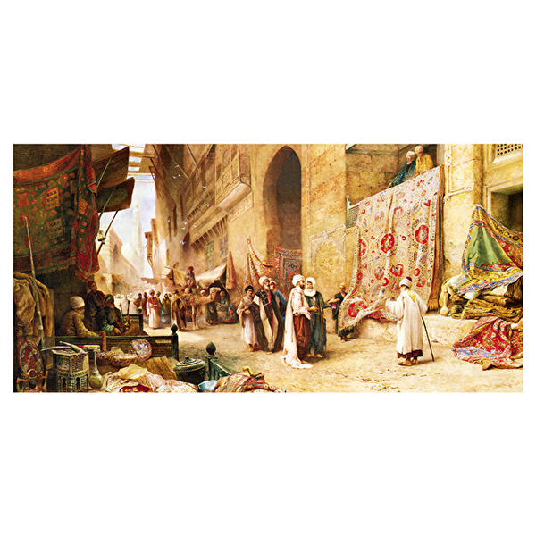پازل 1500 تکه آناتولین طرح Carpet Market in Cairo کد 3751